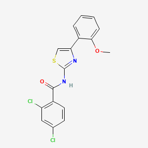 2,4-dichloro-N-[4-(2-methoxyphenyl)-1,3-thiazol-2-yl]benzamide