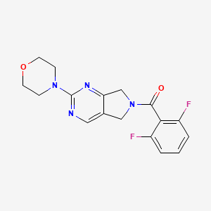 (2,6-difluorophenyl)(2-morpholino-5H-pyrrolo[3,4-d]pyrimidin-6(7H)-yl)methanone
