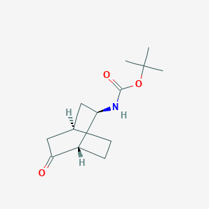 Tert-butyl N-[(1S,2R,4R)-6-oxo-2-bicyclo[2.2.2]octanyl]carbamate