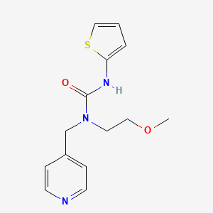 1-(2-Methoxyethyl)-1-(pyridin-4-ylmethyl)-3-(thiophen-2-yl)urea