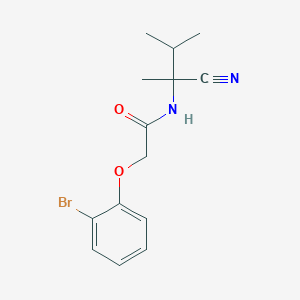 2-(2-bromophenoxy)-N-(1-cyano-1,2-dimethylpropyl)acetamide