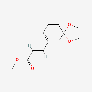 (E)-Methyl 3-(1,4-dioxaspiro[4.5]dec-7-en-7-yl)acrylate