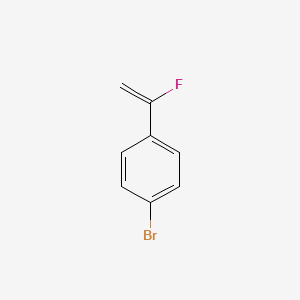 molecular formula C8H6BrF B2629571 1-Bromo-4-(1-fluorovinyl)benzene CAS No. 144989-16-2