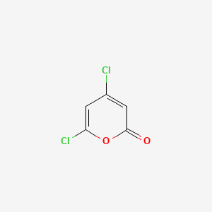 molecular formula C5H2Cl2O2 B2629615 4,6-Dichloropyran-2-one CAS No. 129660-01-1