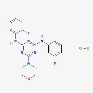 molecular formula C19H19ClF2N6O B2629631 C19H19ClF2N6O CAS No. 1179435-54-1