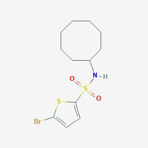 5-bromo-N-cyclooctylthiophene-2-sulfonamide