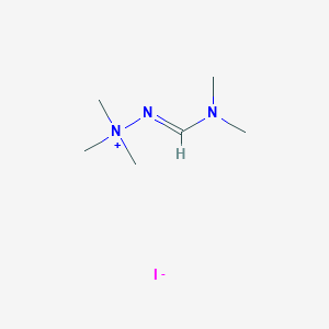 molecular formula C6H16IN3 B2629664 2-[(Dimethylamino)methylene]-1,1,1-trimethylhydrazinium iodide CAS No. 65267-14-3
