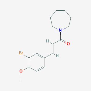 (E)-1-(azepan-1-yl)-3-(3-bromo-4-methoxyphenyl)prop-2-en-1-one