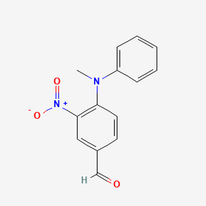 4-(Methyl-phenyl-amino)-3-nitro-benzaldehyde