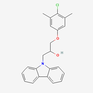 B2629766 1-(9H-carbazol-9-yl)-3-(4-chloro-3,5-dimethylphenoxy)propan-2-ol CAS No. 2361822-08-2