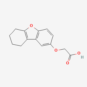molecular formula C14H14O4 B2629816 (6,7,8,9-四氢二苯并呋喃-2-氧基)-乙酸 CAS No. 34855-08-8