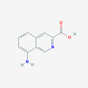 B2629884 8-Aminoisoquinoline-3-carboxylic acid CAS No. 2168815-47-0
