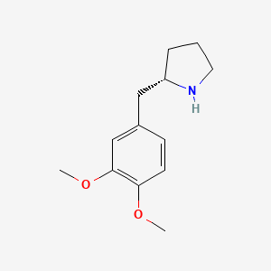 B2629893 (S)-2-(3,4-Dimethoxybenzyl)pyrrolidine CAS No. 172926-95-3