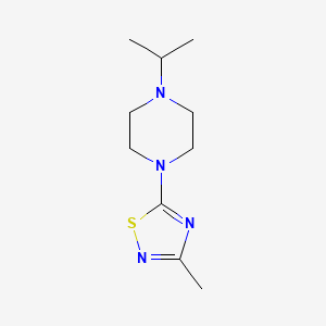 B2629899 5-(4-Isopropylpiperazin-1-yl)-3-methyl-1,2,4-thiadiazole CAS No. 2034354-30-6