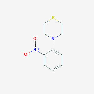 molecular formula C10H12N2O2S B2629977 4-(2-硝基苯基)硫吗啉 CAS No. 428819-37-8