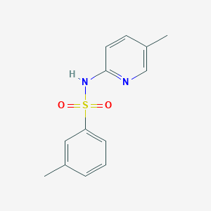 molecular formula C13H14N2O2S B263004 3-methyl-N-(5-methyl-2-pyridinyl)benzenesulfonamide 