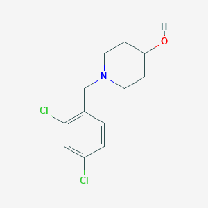molecular formula C12H15Cl2NO B2630046 1-(2,4-Dichloro-benzyl)-piperidin-4-ol CAS No. 414888-78-1