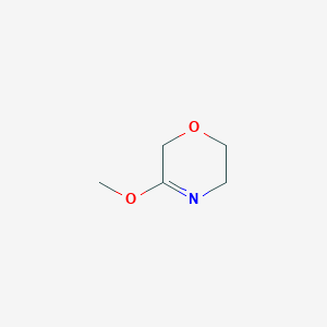 molecular formula C5H9NO2 B2630074 5-methoxy-3,6-dihydro-2H-oxazine CAS No. 18596-80-0