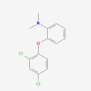 molecular formula C14H13Cl2NO B2630100 2-(2,4-dichlorophenoxy)-N,N-dimethylaniline CAS No. 647824-76-8