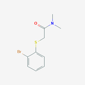 2-((2-Bromophenyl)thio)-N,N-dimethylacetamide