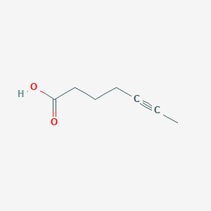 molecular formula C7H10O2 B2630120 Hept-5-ynoic Acid CAS No. 255381-83-0