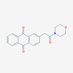 2-(2-Morpholino-2-oxoethyl)anthra-9,10-quinone