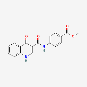 Methyl 4-(4-hydroxyquinoline-3-carboxamido)benzoate