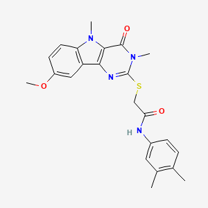 4-{[1-(3-ethylphenyl)-5-pyridin-3-yl-1H-1,2,3-triazol-4-yl]carbonyl}thiomorpholine