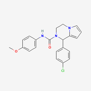 1-(4-chlorophenyl)-N-(4-methoxyphenyl)-3,4-dihydropyrrolo[1,2-a]pyrazine-2(1H)-carboxamide