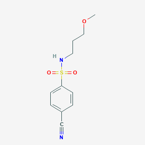 4-cyano-N-(3-methoxypropyl)benzenesulfonamide