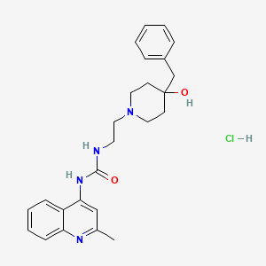 molecular formula C25H31ClN4O2 B2630207 Palosuran hydrochloride CAS No. 2469274-58-4