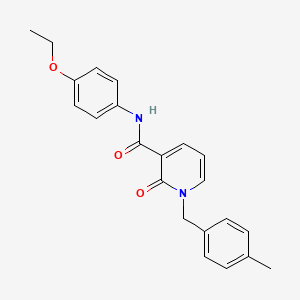 molecular formula C22H22N2O3 B2630219 N-(4-ethoxyphenyl)-1-(4-methylbenzyl)-2-oxo-1,2-dihydropyridine-3-carboxamide CAS No. 899754-15-5