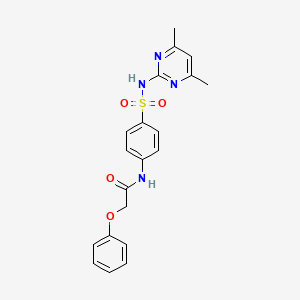 N-{4-[(4,6-dimethylpyrimidin-2-yl)sulfamoyl]phenyl}-2-phenoxyacetamide