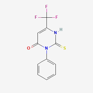 3-phenyl-2-thioxo-6-(trifluoromethyl)-2,3-dihydro-4(1H)-pyrimidinone