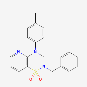 molecular formula C20H19N3O2S B2630291 2-苄基-4-(对甲苯基)-3,4-二氢-2H-吡啶并[2,3-e][1,2,4]噻二嗪 1,1-二氧化物 CAS No. 1251628-80-4