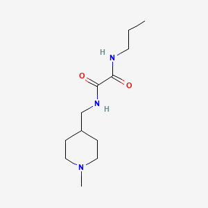 molecular formula C12H23N3O2 B2630295 N1-((1-methylpiperidin-4-yl)methyl)-N2-propyloxalamide CAS No. 953175-43-4