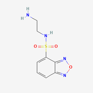molecular formula C8H10N4O3S B2630309 N-(2-aminoethyl)-2,1,3-benzoxadiazole-4-sulfonamide CAS No. 1010929-95-9