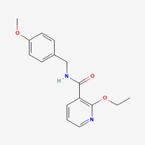 molecular formula C16H18N2O3 B2630312 2-乙氧基-N-(4-甲氧基苄基)烟酰胺 CAS No. 866019-13-8