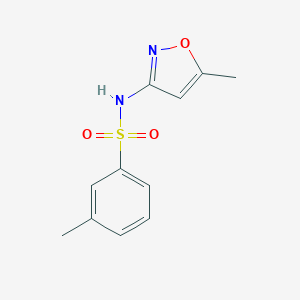 molecular formula C11H12N2O3S B263034 3-methyl-N-(5-methyl-3-isoxazolyl)benzenesulfonamide 