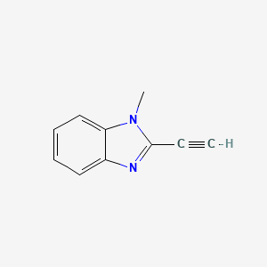 molecular formula C10H8N2 B2630343 2-ethynyl-1-methyl-1H-1,3-benzodiazole CAS No. 32545-01-0