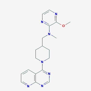 3-Methoxy-N-methyl-N-[(1-pyrido[2,3-d]pyrimidin-4-ylpiperidin-4-yl)methyl]pyrazin-2-amine