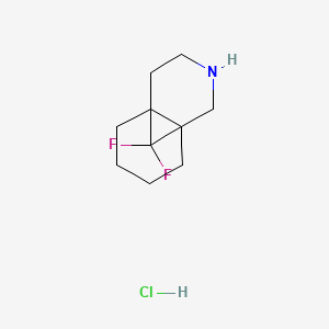 11,11-Difluoro-3-azatricyclo[4.4.1.01,6]undecane;hydrochloride
