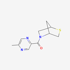 2-Thia-5-azabicyclo[2.2.1]heptan-5-yl(5-methylpyrazin-2-yl)methanone