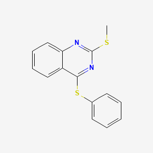 2-(Methylsulfanyl)-4-(phenylsulfanyl)quinazoline