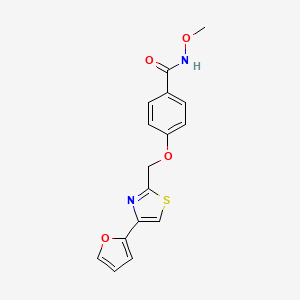 4-((4-(furan-2-yl)thiazol-2-yl)methoxy)-N-methoxybenzamide