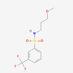 N-(3-methoxypropyl)-3-(trifluoromethyl)benzenesulfonamide