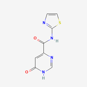 6-hydroxy-N-(thiazol-2-yl)pyrimidine-4-carboxamide