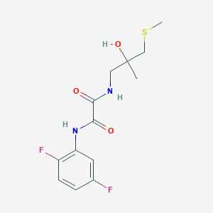N1-(2,5-difluorophenyl)-N2-(2-hydroxy-2-methyl-3-(methylthio)propyl)oxalamide