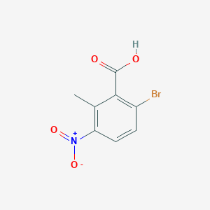 molecular formula C8H6BrNO4 B2630520 6-Bromo-2-methyl-3-nitrobenzoic acid CAS No. 1207341-14-7