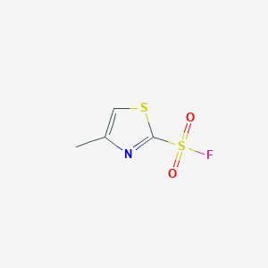 molecular formula C4H4FNO2S2 B2630556 4-Methyl-1,3-thiazole-2-sulfonyl fluoride CAS No. 1935953-45-9
